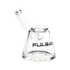 Pulsar Slant Neck Beaker Glass Water Pipe Zippered Case Travel Kit - 7" / Clear, BDD Wholesale