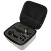 Pulsar Slant Neck Beaker Glass Water Pipe Zippered Case Travel Kit - 7" / Clear, BDD Wholesale