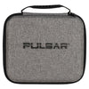 Pulsar Slant Neck Beaker Glass Water Pipe Zippered Case Travel Kit - 7" / Clear, BDD Wholesale