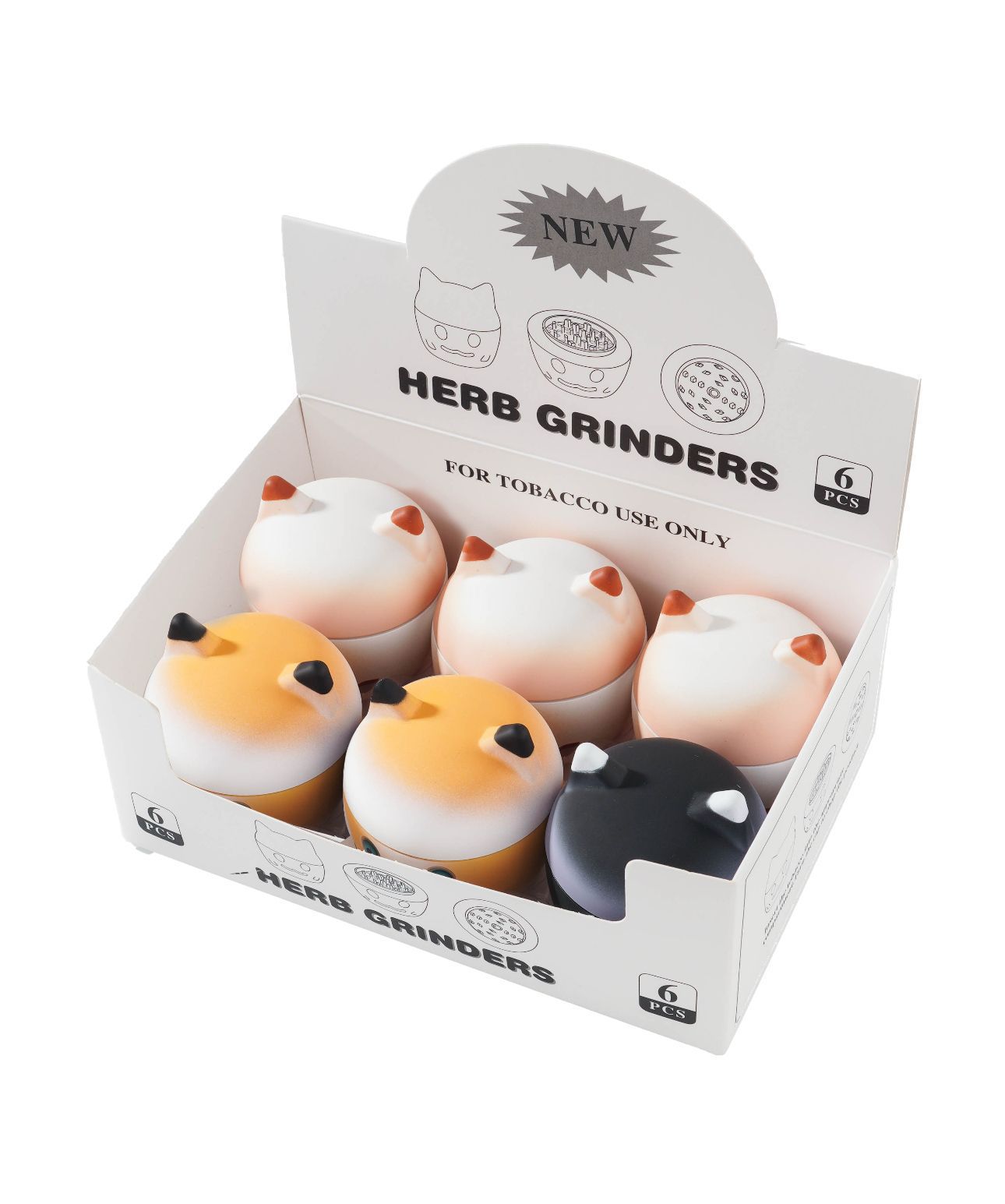 GRINDER 8 - 55mm - Box of 6