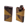 Handmade Wooden Two-Shade Dugout w/ One Hitter: A Mighty Smoking Accessory