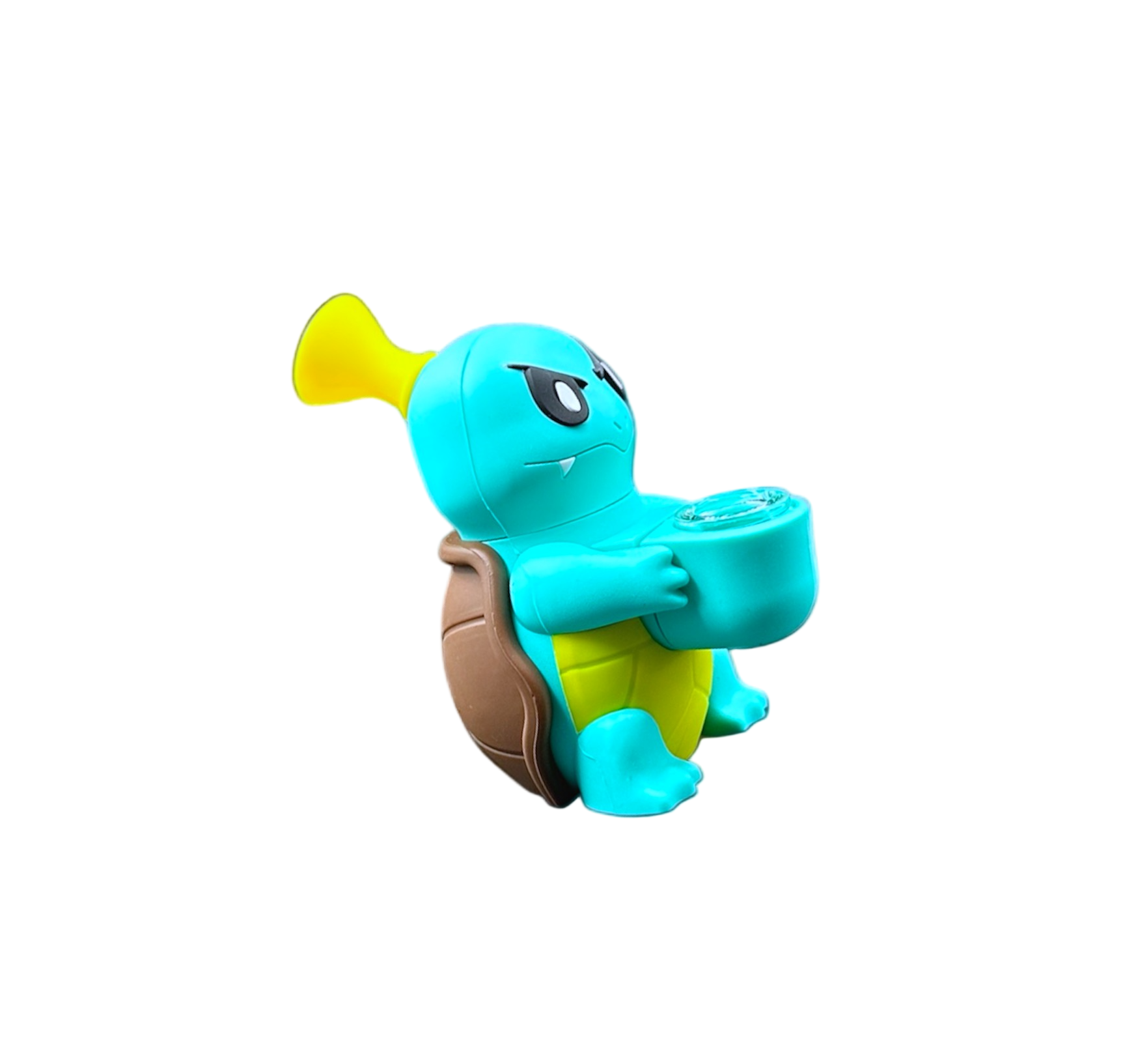 Silicone Water Pipe - Angry Turtle (5")