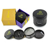 Shredder 4-Piece Metal Herb & Spice Grinder – Stealth Black Window