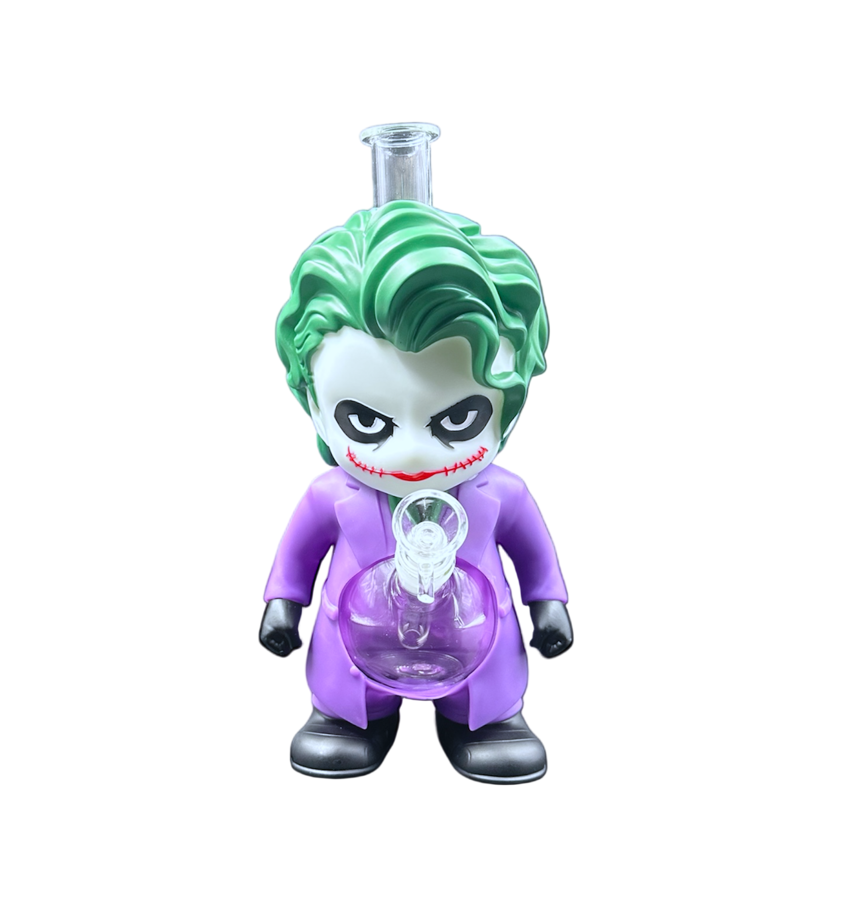 Glass Water Pipe - Baby Villain (12")