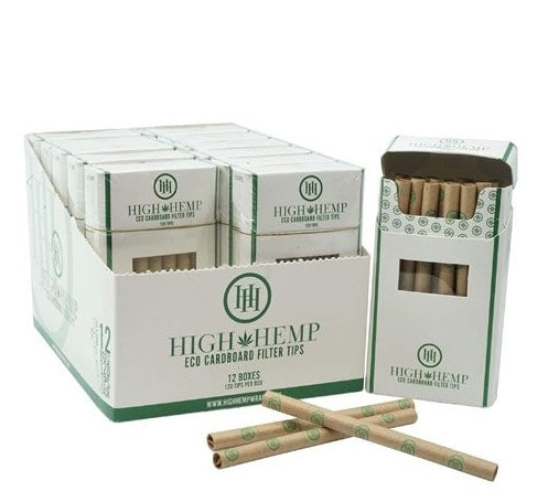 High Hemp Eco Filter Rolling Tips (Display)