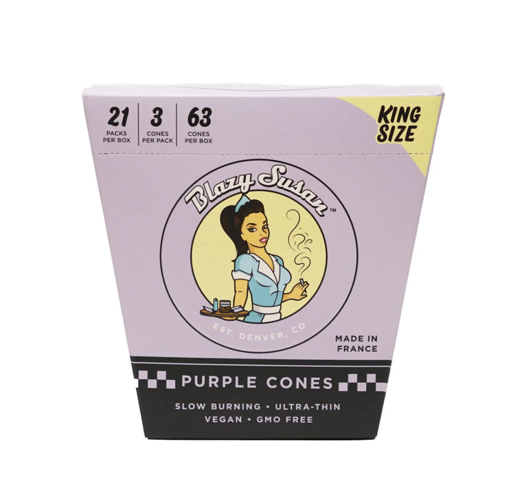 Blazy Susan - King Size Purple Cones (3pk)(21ct)