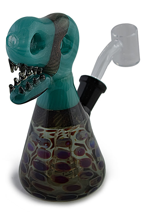 Dino Head Dichro Glass Rig