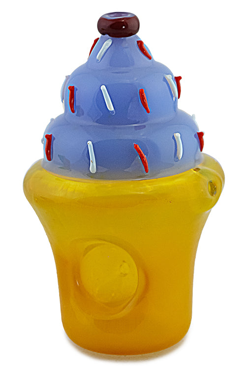 Ice Cream Cone Glass Pipe