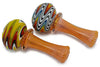 Silver & Gold Fumed Glass Pipe