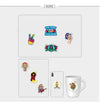  Hippie Stickers (pack of 50)