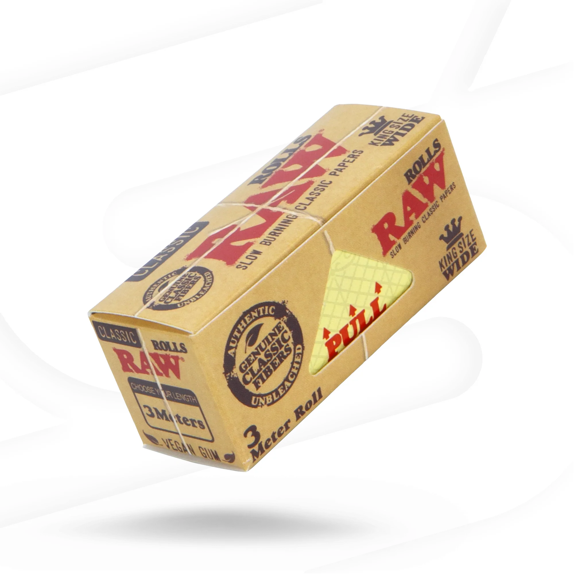 RAW - Classic King Size Wide 3 Meter Rolls (12 packs)