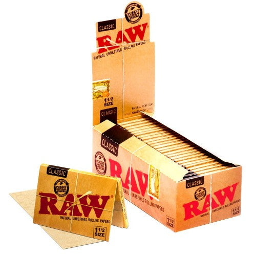 Raw 1 1/2 Rolling Papers