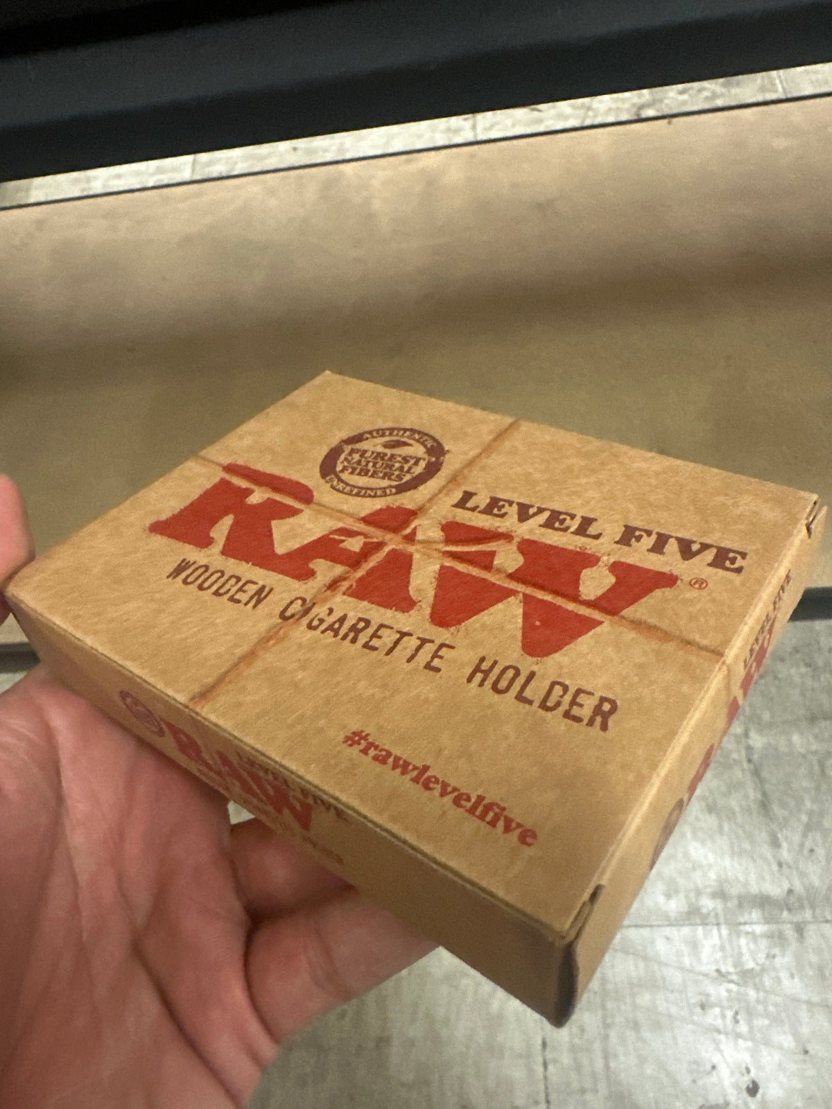 RAW Level Five wooden cigarette holder