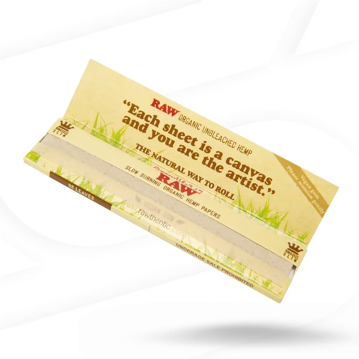 RAW - Organic King Size Slim Papers (50pcs)