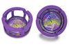 Glass ashtray with silicone sleeve, Design 1