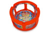 Glass ashtray with silicone sleeve, detail