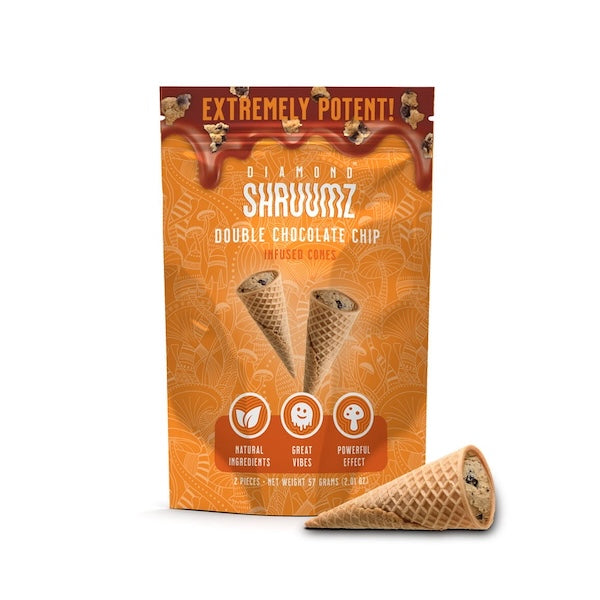 Diamond Shruumz Cones - Double Chocolate Chip