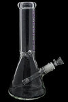 Clear Straight Tube 7mm Beaker Water Pipe (12")