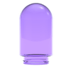 Single Purple Glass Globe (Large), BDD Wholesale