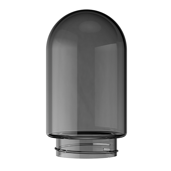 Single Gray Glass Globe (Large), BDD Wholesale