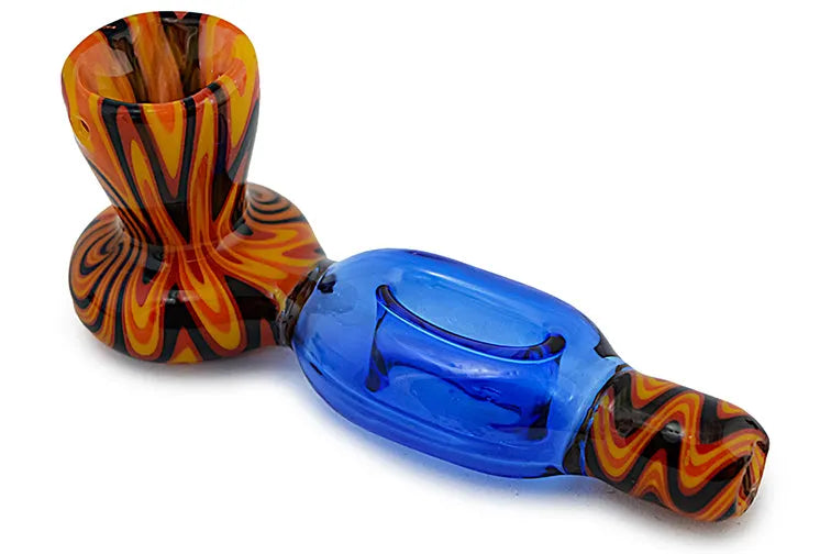 Wig Wag Barrel Tube Glass Pipe