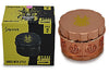 Shredder 4-Piece Metal Herb & Spice Grinder – Rose Gold Embossed Leaf