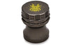 Shredder 4-Piece Metal Herb & Spice Grinder – Gunmetal Samurai Skull (2)