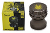 Shredder 4-Piece Metal Herb & Spice Grinder – Gunmetal Samurai Skull