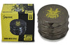 Shredder 4-Piece Metal Herb & Spice Grinder – Gunmetal Diamond-Cut Facets
