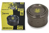 Shredder 4-Piece Metal Herb & Spice Grinder – Gunmetal Bronze Gold Skull Etch