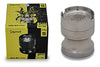 Shredder 4-Piece Metal Herb & Spice Grinder – Polished Silver Hourglass