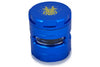 Shredder 4-Piece Metal Herb & Spice Grinder – Glossy Blue Side Window (2)