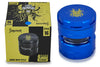 Shredder 4-Piece Metal Herb & Spice Grinder – Glossy Blue Side Window