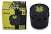 Shredder 4-Piece Metal Herb & Spice Grinder – Black Diamond Grip