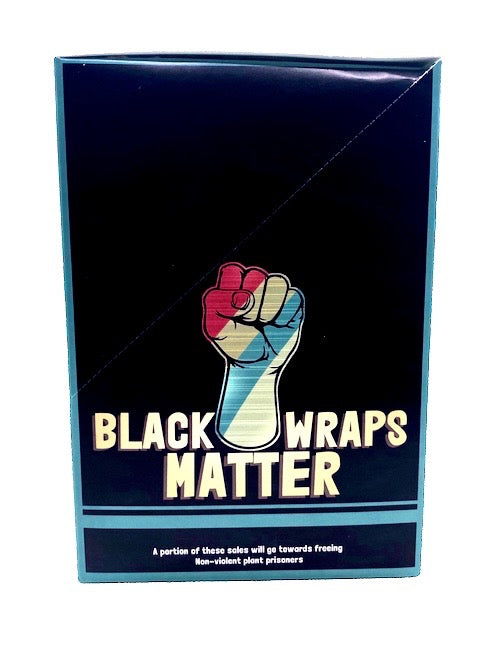 Black Wraps Matter - Blunt Wraps with a Cause (Case of 50)