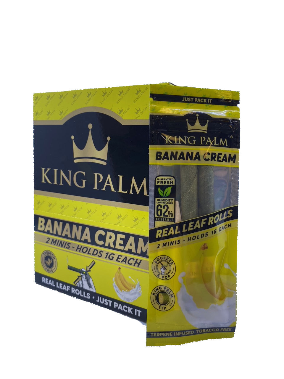 King Palm Flavored Mini Wraps - Banana Cream  (20 pack)