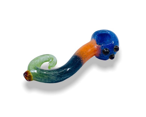 Glass Hand Pipe - Tentacles (4")