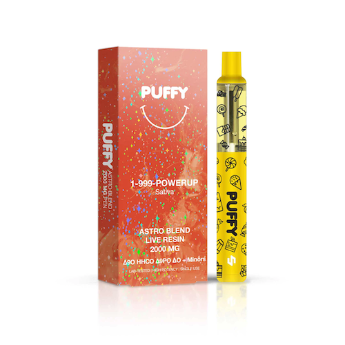 Puffy 2G - 1-999-POWERUP (Astro Blends) Sativa