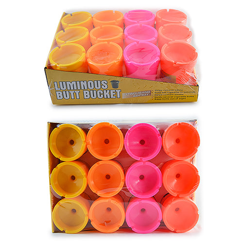 Luminous Butt Bucket Cup Ashtray (12 pack)