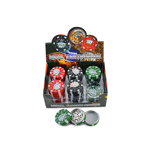 Novelty Grinder - Poker Chip (1.5")