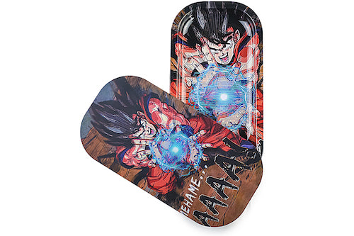 Slim 3D Holographic Metal Rolling Tray w/ Magnetic Lid (Design 24)